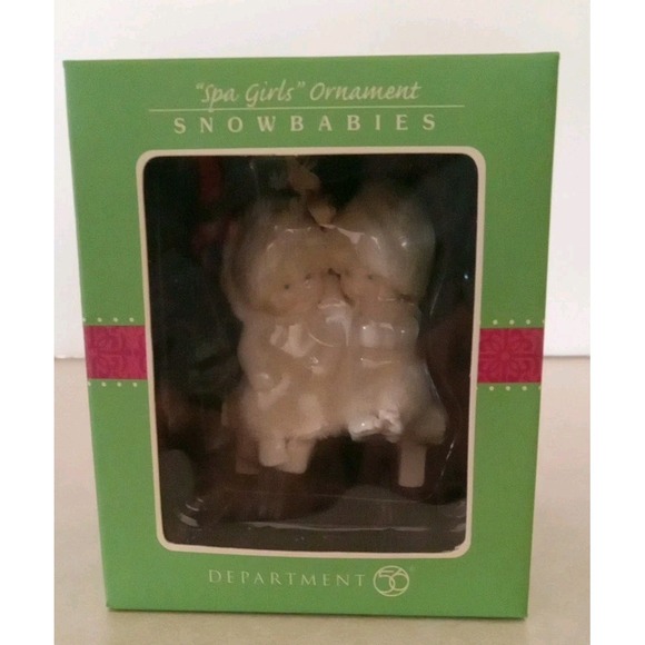 Department 56 Other - Snowbabies "Spa Girls" Ornament 2008 Department 56 New In Box
